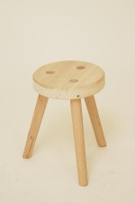 Holz Kinderhocker rund