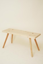 Waschbank Sitzbank aus massiv Holz