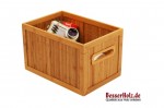 Holzkiste Holzbox aus Buche lackiert 40 x 30 x 21 cm