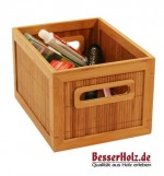 Aufbewahrungskiste klein aus Bambus Holz