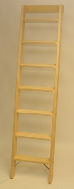 Parallelanlegeleiter 10 Stufen mit Stirnbrett 
und nur 70 cm Wandabstand