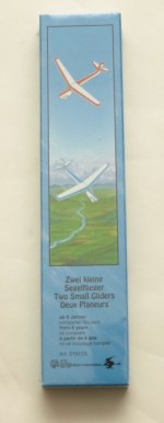 Holz Segelflugzeug Bausatz, Zwei kleine Segelflieger