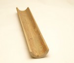 Holz Dachrinne sehr Dekorativ ideal f�rs Gartenhaus sehr lange Lebensdauer.
