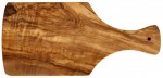 Griffbrett aus Olivenholz 30 x 13,5 x 2 cm Kantig