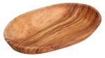 Schale aus Olivenholz oval f�r,s Knabberzeug 18 cm x 11 cm  