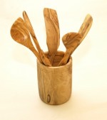 Olivenholz K�cher 7 teilig 32 x 11 cm