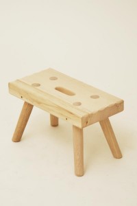 Holz Fu�bank Tritt aus dem Holzland wie damals