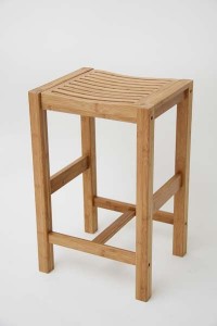 Hocker aus Bambus Holz auch f�rs Bad