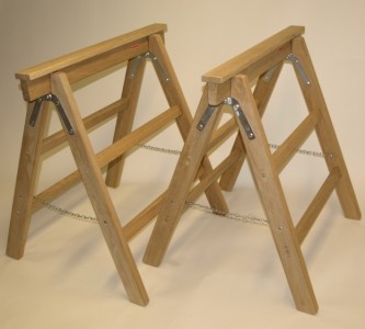 Schwerlastklappb�cke massiv Eiche Holz