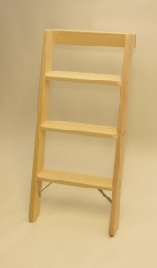 Parallelanlegeleiter 3 Stufen mit Stirnbrett