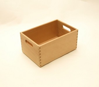 Holzkiste Holzbox aus Buche lackiert 30 x 20 x 15 cm